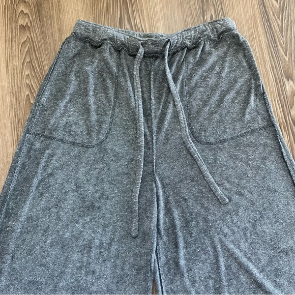 Free People Make It Maxi Wide Leg Terry Lounge Pants Gray  Size XS - Picture 5 of 16